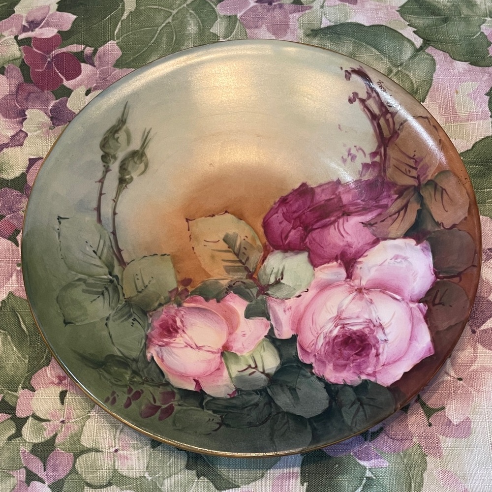 Elegant Limoges J P Porcelain Decorative Plate